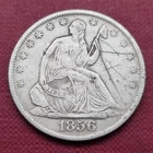 1856 O Seated Liberty Half Dollar 50c Better Grade XF + Details #47159