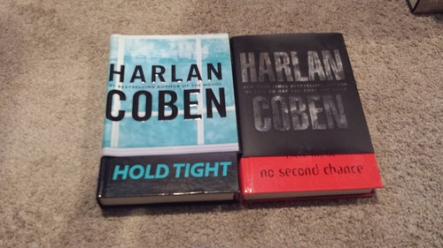 Harlan Coben 2 Book Lot - Hold Tight & No Second Chance - Hardcover