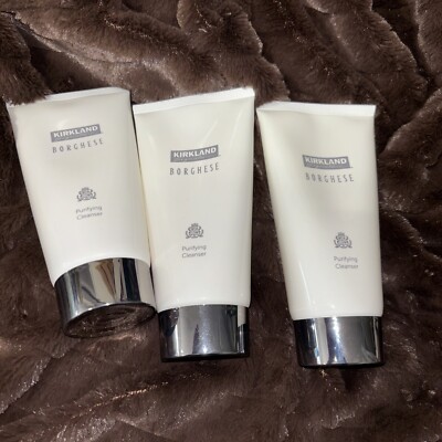 Kirkland Signature BORGHESE Purifying Facial Cleanser 5 oz ( 3 )