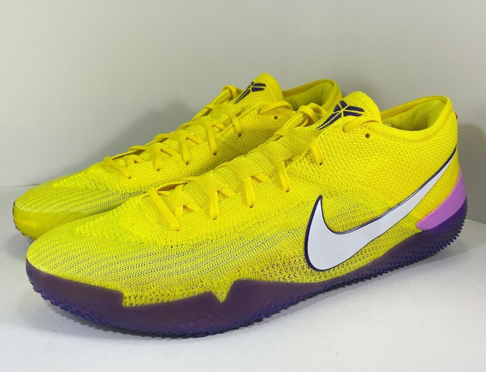 Nike Kobe Bryant Ad Nxt 360 Yellow Strike Sneakers Shoes Aq1087-700 Size 18  | Ebay