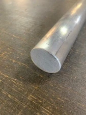 1-1/2" Diameter Aluminum Rod x 12" Long, 6061 Aluminum Round Bar