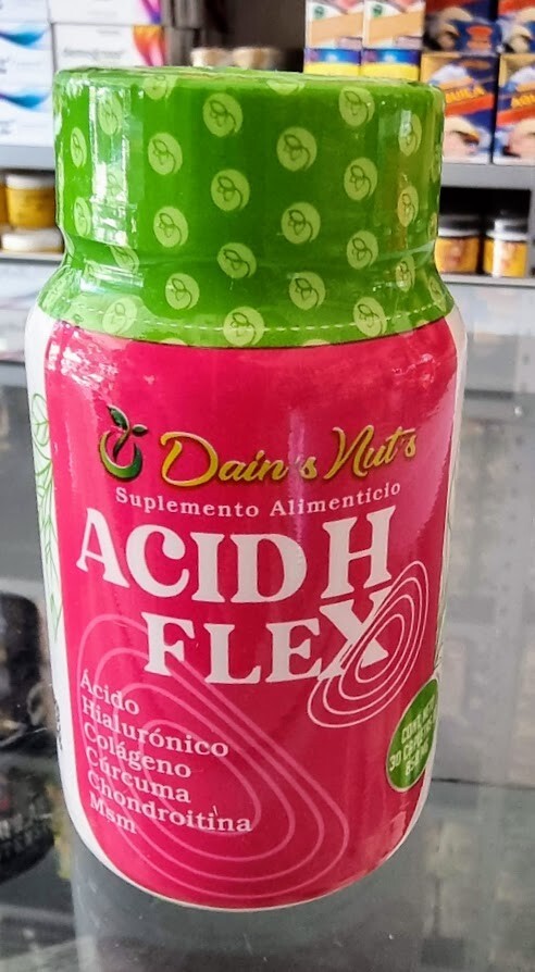 ACID H FLEX DOLOR ARTRITIS CIATICA ARTICULACIONES HUESOS MOLESTIAS MUSCULARES