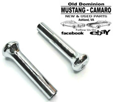 1970-81 Gm Camaro Door Lock Knobs - Chrome - Pair
