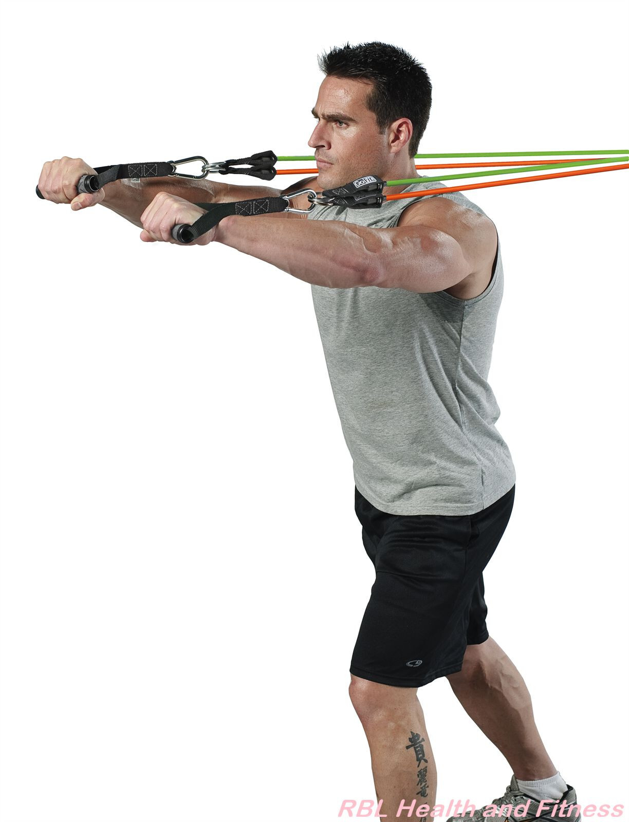 GOFIT Mega ProGym Home Gym System - 6 Tubes - 450lb Total Resistance - GF-2XPGYM