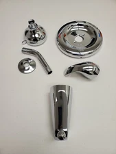 Moen Adler  Shower Arn Spout Tub Faucet Trim Kit Only Chrome  (NO VALVE)