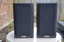 Tannoy Mercury F1 Custom HIFI Loudspeakers Bookshelf Speakers in black