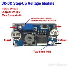 DC-DC 4A Boost Step up Converter 3V-32V to 5V 6V 9V 12V 24V Adjustable Regulator