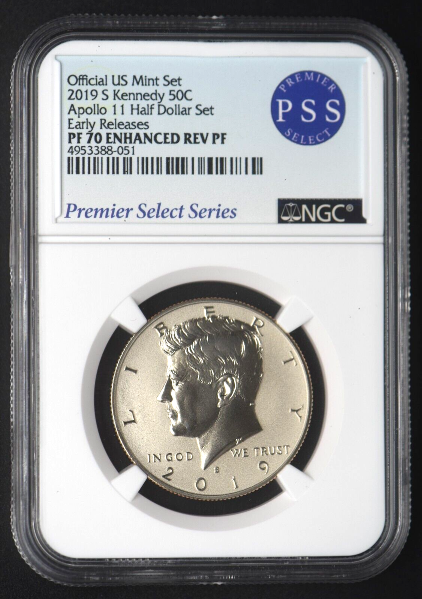 2019年ニュージーランド50セント クウォーターソブリン NGC PF70UC 2019-S Kennedy Half Dollar NGC PF70 Enhanced Rev PF ER Apollo 11