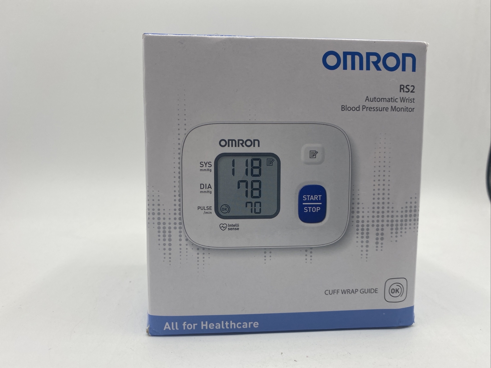 OMRON RS2 INTELLISENSE Automatic Wrist Blood Pressure Monitor B49