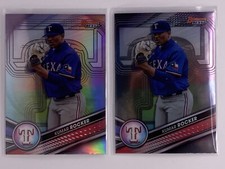2022 Bowman's Best Kumar Rocker Top Prospects Refractor + Base #TP-10 Rangers