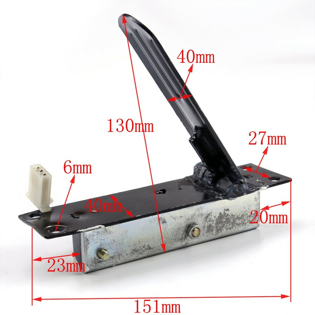 36V 350W Brush Motor Speed Controller Foot Pedal Electric Go Kart ATV Razor Quad