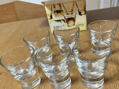 Circleware Austria 6 Piece 2 oz Shot Glasses Shooter Jigger Thick Party Bar Ware