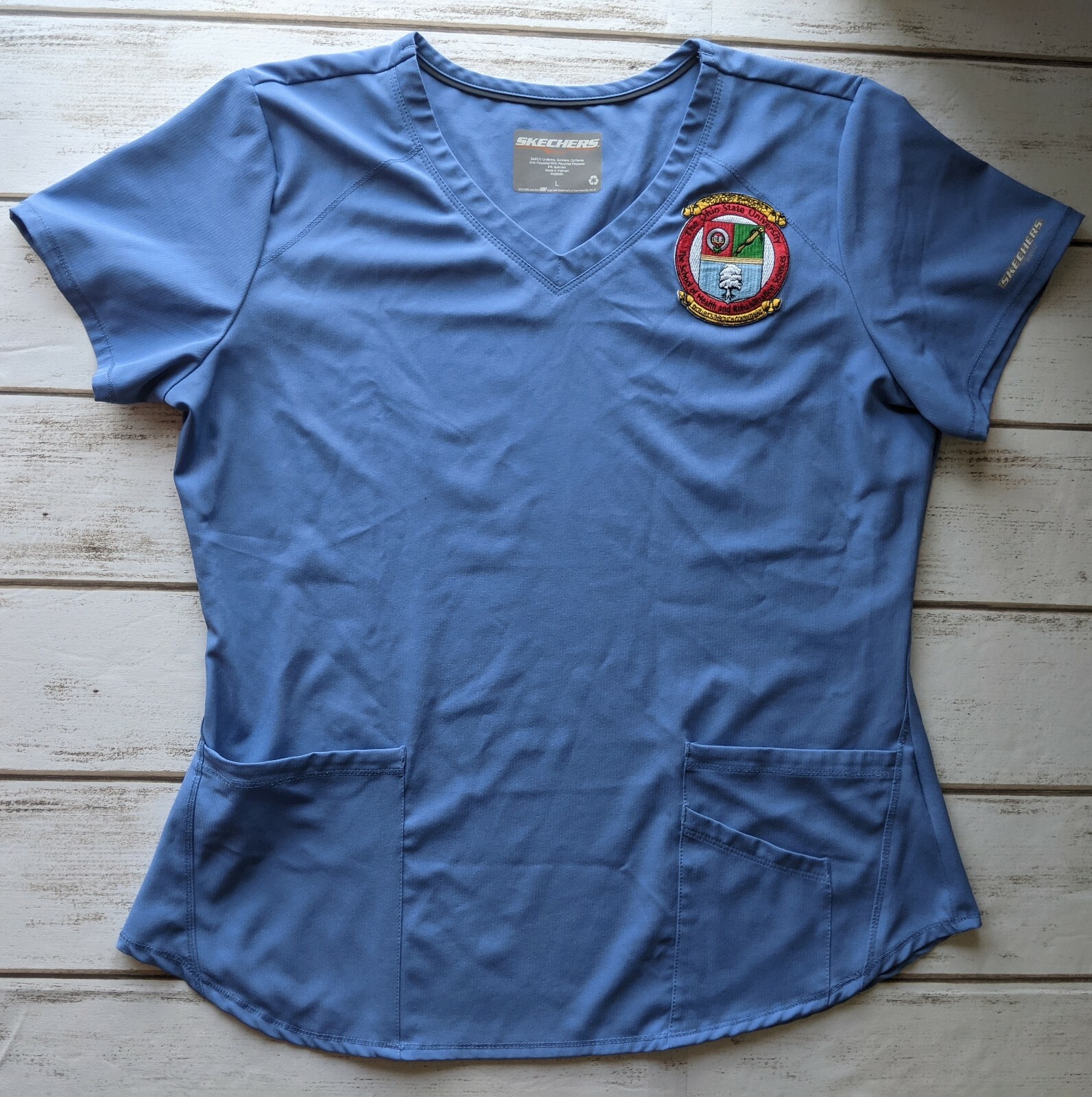 Skechers Barco uniform scrubs top L women's SK101 3 p… Gem