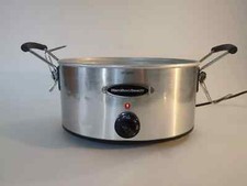 Hamilton Beach 33162H mijoteuse 6 QT Stay or Go portable base argentée uniquement !!!