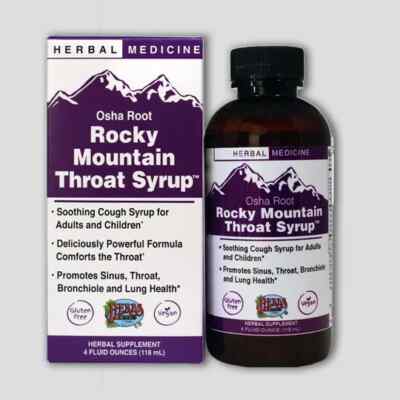 Herb Etc Rocky Mountain Throat Syrup 4 oz (EXP:04/2026)
