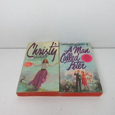 Christy & A Man Called Peter Paperbacks by Catherine Marshall 1st Avon ...