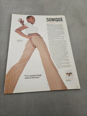 TPEEP211 MAGAZINE ARTICLE & PICTURE 11X8'' SONIQUE 