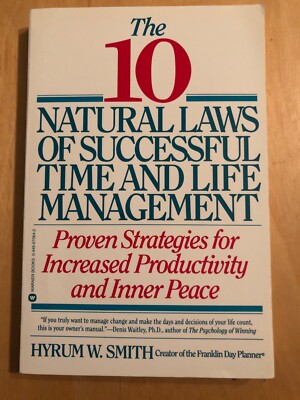 The 10 natural laws of natural laws of successful time & life managemen, New PB