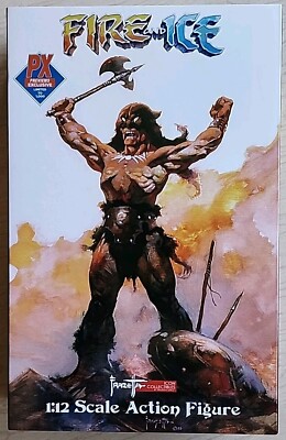 ICON Collectibles Frazetta Fire and Ice Dark Wolf (Animated Version) Previews Ex