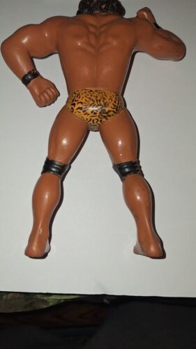 WWF LJN Superfly Jimmy Snuka Action Figure WWE Wrestling W/ Poster & Card - Picture 13 of 16