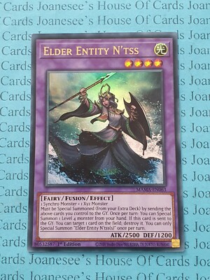 MAMA-DE063 Ältere Entität N'tss Ultra Rare Yu-Gi-Oh Karte 1. Auflage Neu