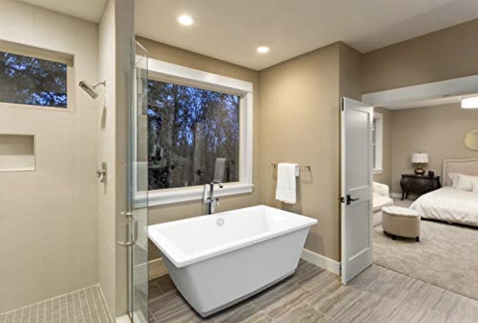 FREE SHIPPING New Jacuzzi Primo Chrome Freestanding Bathtub Faucet Hand Shower Foto 3 de 3