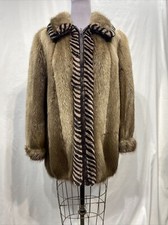 Long Hair Beaver Stroller W/ Sheared Beaver W/zipper Front (47003)