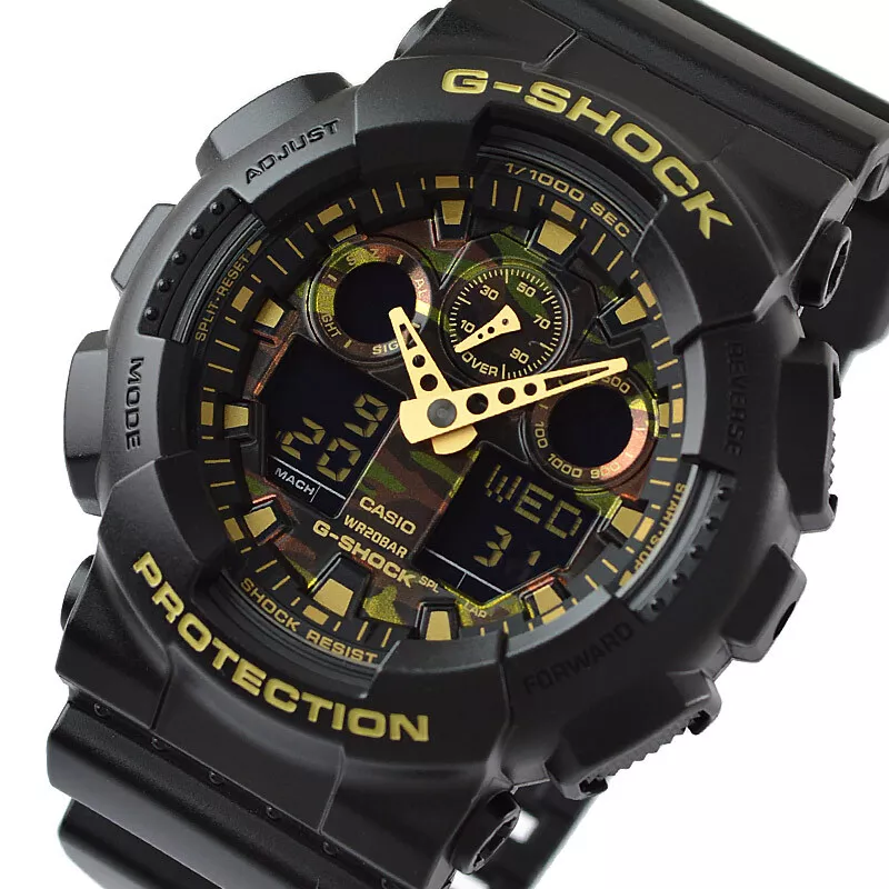 CASIO G-SHOCK GA-100CF-1A9JF Camouflage Dial Series Men's