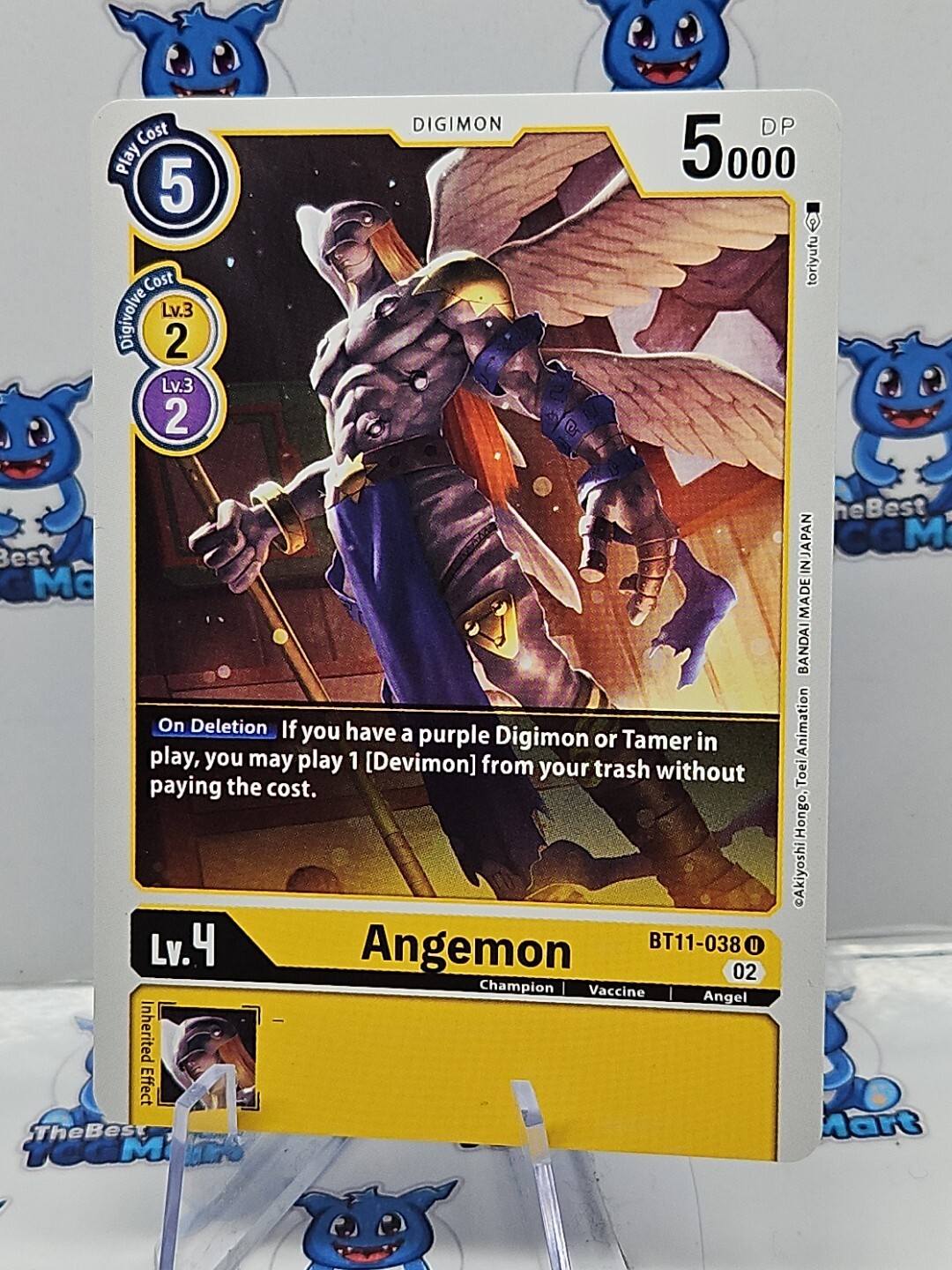 Digimon Card Game Angemon BT11-038 U NM