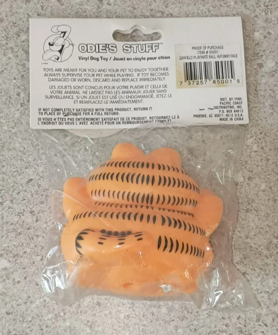 Juguete de vinilo de colección Garfield Odie's Stuff for Dogs solo nuevo ¡Envío gratuito! Foto 2 de 2