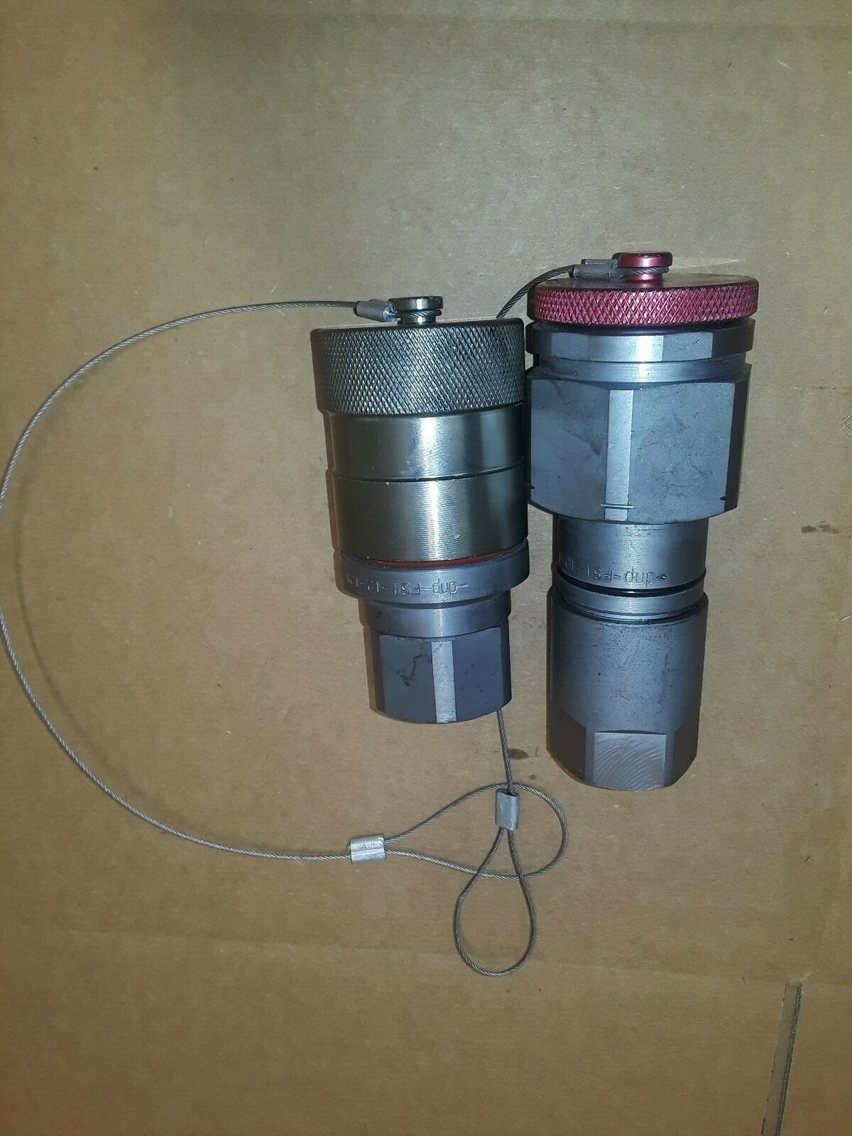 NOS Set of DNPFSI1212(C&N) 1" SAE Flat Face Hydraulic Quick Connect