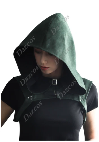 Steampunk Rogue Cowl Hat Medieval Gothic Cape Assassin Cosplay Costume