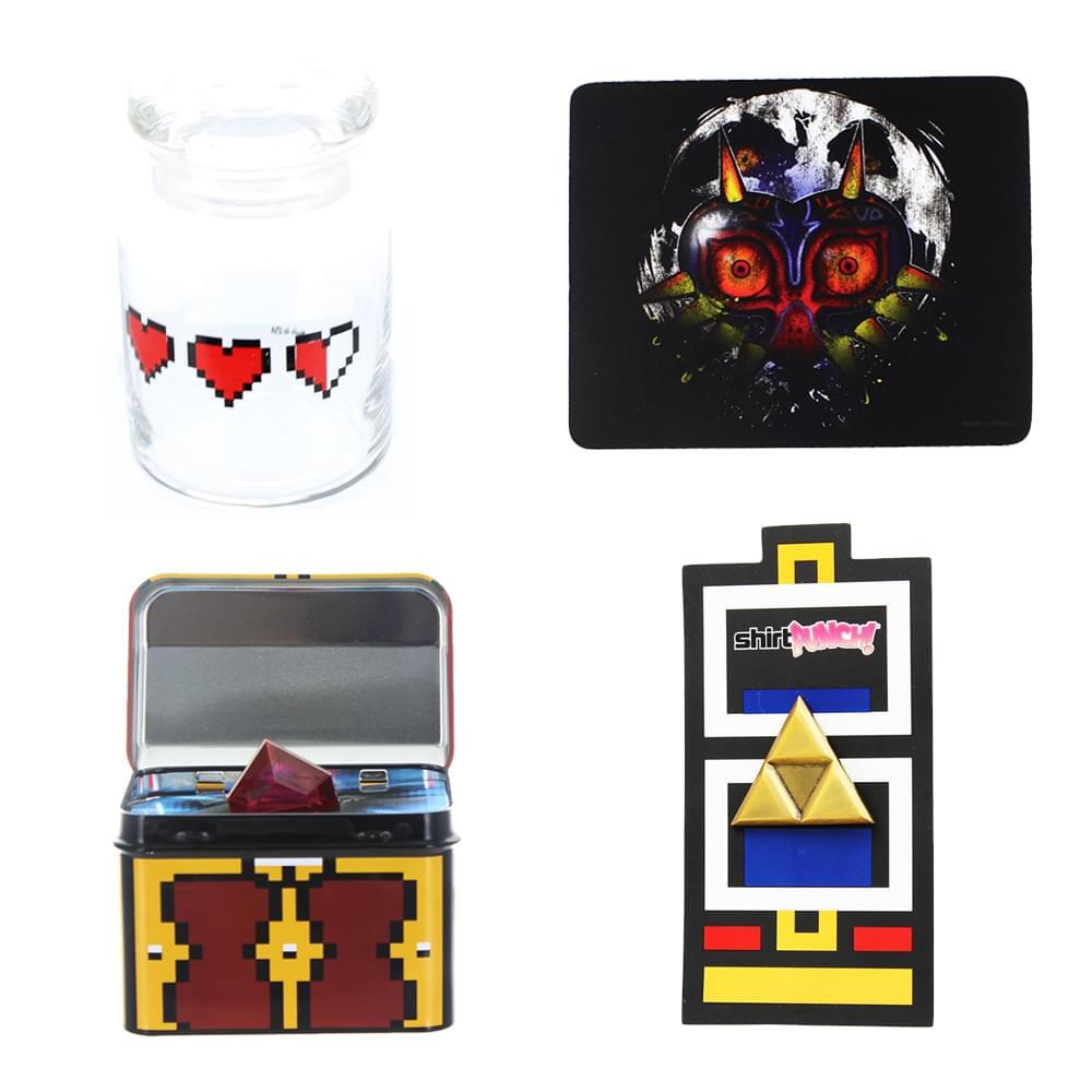 Legend Pf Zeld Mapa De Hyrule Regalo Set: Clavijas, Tesoro Pecho, Y Más