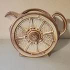 Vintage Frankoma  Desert Gold Wagon Wheel Pitcher Teapot No Lid  #94T