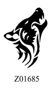 Sticker Autocollant Loup Tribal Wolf Dog Gotik Stickers Vynil Tuning Parebrise Ebay