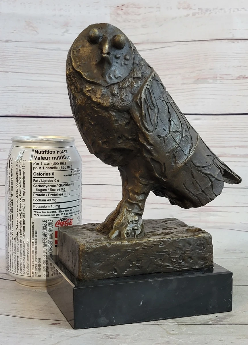 All Bronze Marble Base Modern Art Cubism Sculpture Owl Bird Pablo Picasso  Sale | eBay