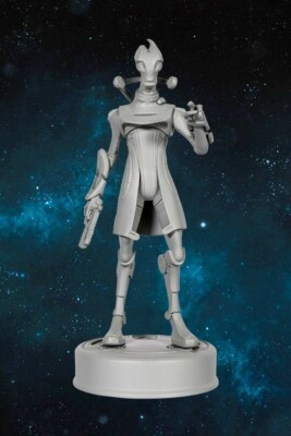 Mass Effect Salarian Scientist Mordin Solus Variant Limited Polyresin Statue 8''