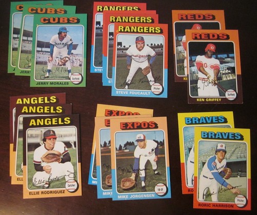 Topps Baseball 1975 - Elige terminar tu conjunto - (#250-499) casi nuevo casi nuevo/como nuevo - Imagen 36 de 244