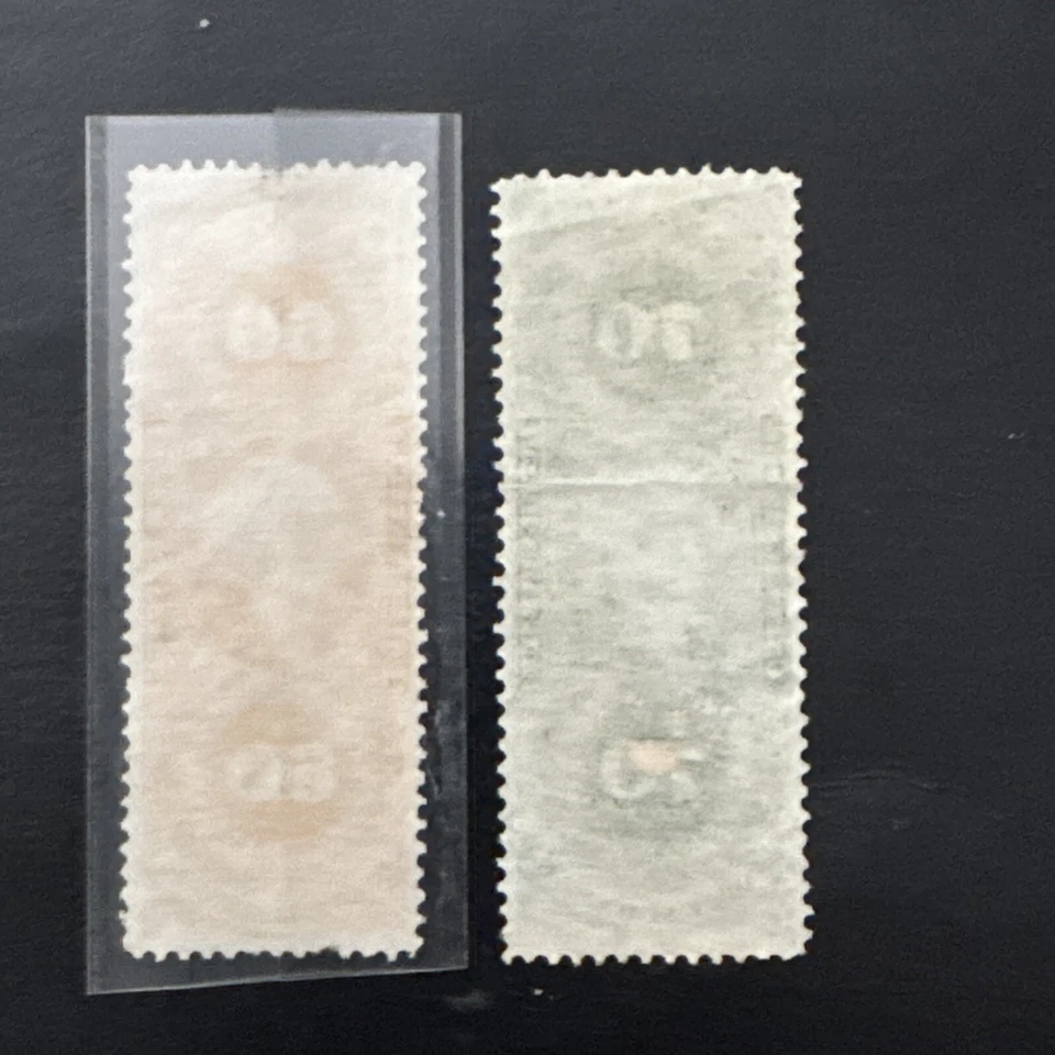 US Revenue Stamp #R64c-R65c...60 & 70 Cent Used Ng - Image 2 of 2