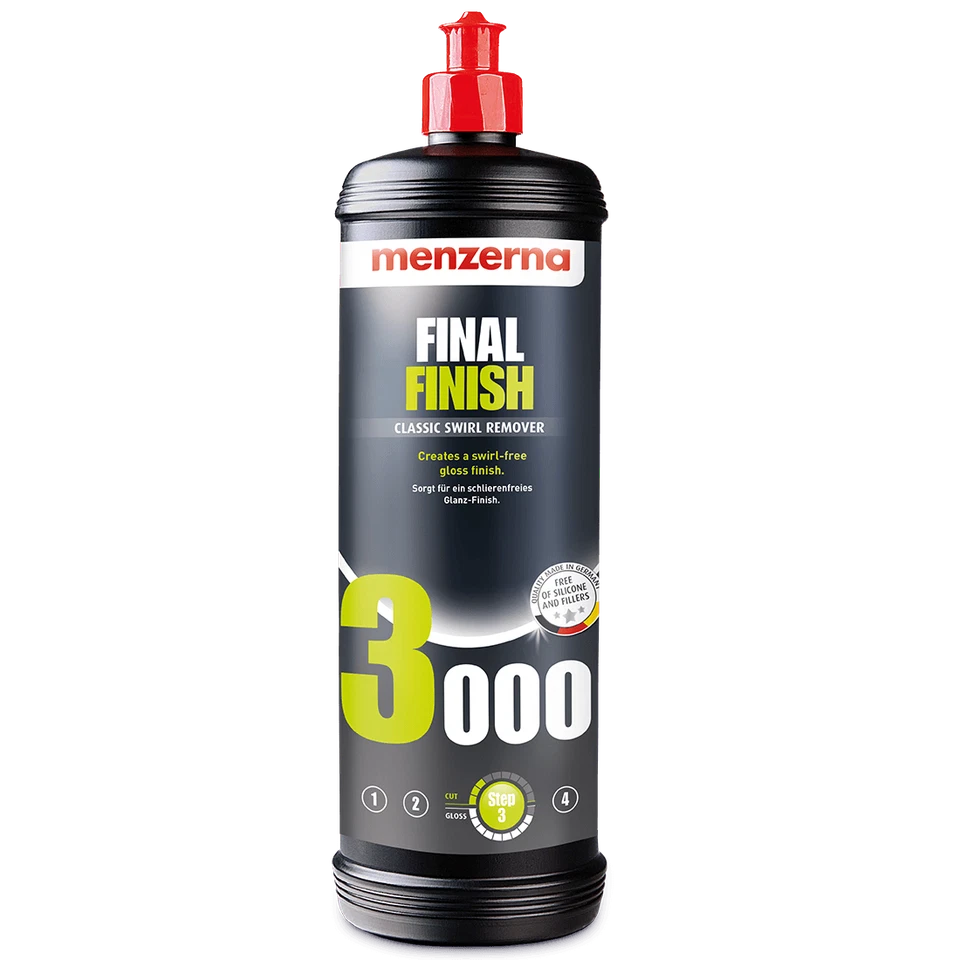 Menzerna Final Finish 3000 - 250 ml CLASSIC SWIRL REMOVER & GLOSS FINISH Auto