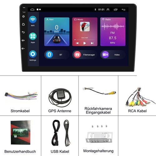 Radio de coche 64G Carplay para C-Max Ford Kuga 2012-2018 Escape 2013-2019 Android 13 - Imagen 12 de 15