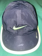 Nike Youth Dri-Fit Black/Volt Green Featherlight Hat/Cap Infant