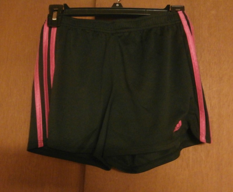 Adidas girls athletic shorts size Large (14)