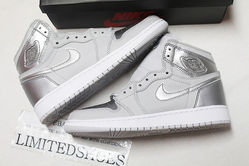 2020 NIKE AIR JORDAN 1 RETRO HIGH OG GS CO.JAPAN TOKYO GREY