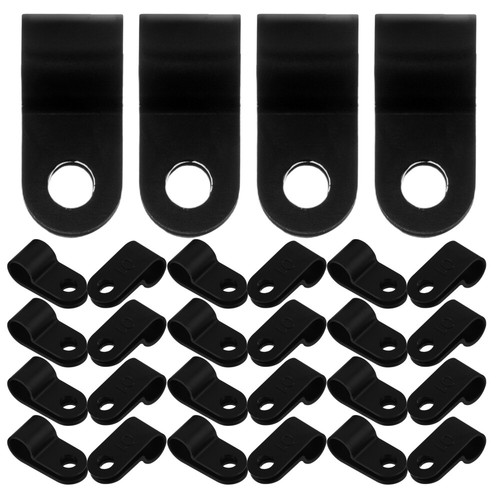 100 Pcs Cable Clamp Buckle Cord Clips for Charging Cords Clamps Fasteners - Photo 2/12