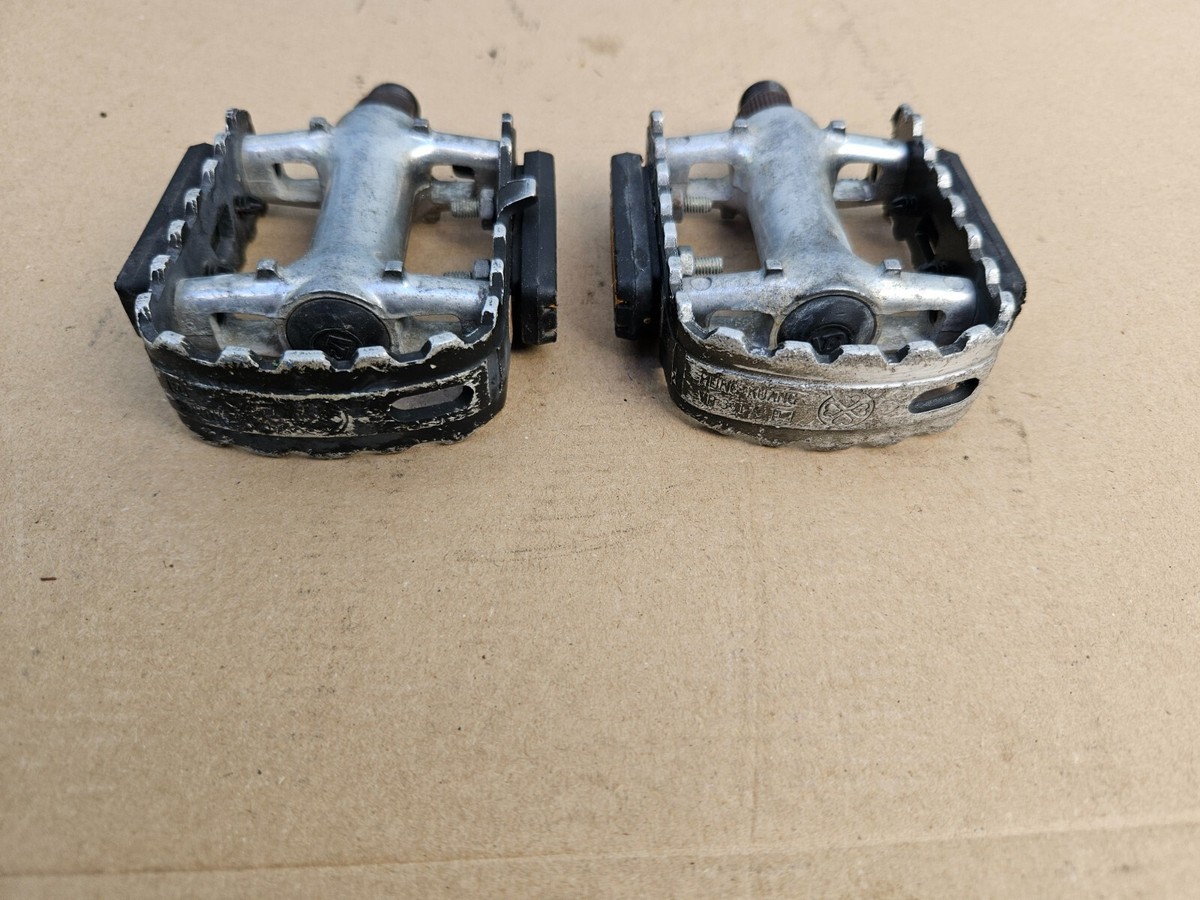 G3 TARGA Ascent ヒールピース無し ジャンク Vintage 90s Hung Kuang VP-331A Mountain Bike BMX Platform Pedals 9