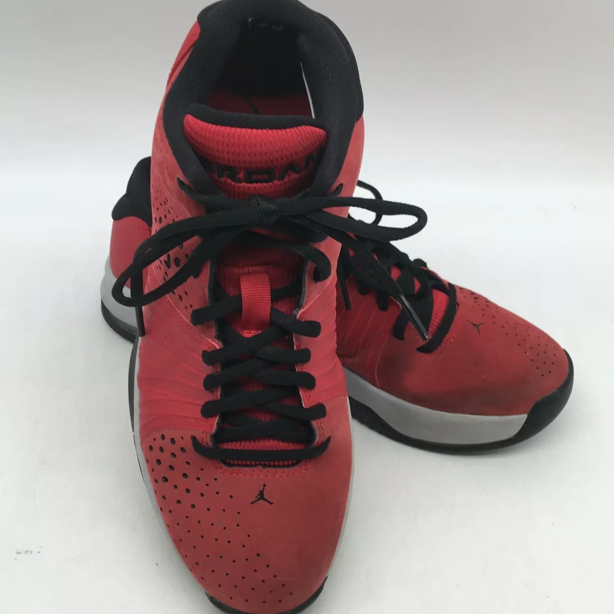 Jordan V IV III Red Black Laceup Basketball Shoes, Men's Fashion