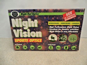 Night Owl Night Vision NZT-1 Compact Monocular-NOM24 w/ Manual & Camera