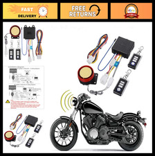 12V Motorcycle Anti-Theft Alarm System Remote Control Engine Start Cut-Off