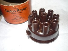 1931-52 Buick Cadillac Packard Distributor Cap Early Brown Nos 1837494